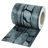 PVC Sichtschutzfolie mit Befestigungsclips - 70 m, schiefer