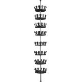 Schuhkarussell 26,5x100-300cm, Platz für 48 Paar Schuhe - schwarz