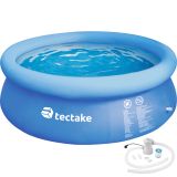 Swimming Pool rund mit Filterpumpe Ø 300 x 76 cm - blau