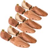 3 Paar Schuhspanner aus Zedernholz - 46-48