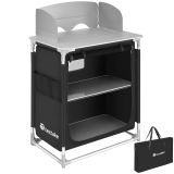 Campingküche 76x53,5x107cm - schwarz