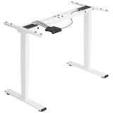 Tischgestell Twain höhenverstellbar 110-168x60x60-125cm - weiß
