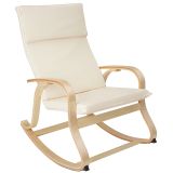 Schaukelstuhl Roca aus Birkenholz 150kg - beige