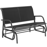 Schaukelbank Greta 2-Sitzer 121x72x86,5cm - schwarz