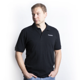 Krombacher Polo-Shirt schwarz Gr. XL