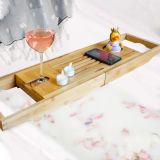 Bambus-Tablett mit Füßen, Geschenk Frauen, Geschenk Freundin, Geschenk Schwester, Geschenk Mama, Geschenk, Geschenkidee