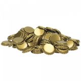 Kronkorken 29 mm gold - profilierte Einlage - 1.000 St.