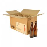 Bierflasche Vichy 25 cl, braun, 26 mm, Karton 24 St.