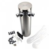 Tap Front Kit 4 taps - gebürstetes Edelstahl