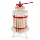 Vinoferm Obstpresse Korb aus Holz 18 l
