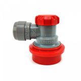 Duotight 8 mm (5/16") auf Ball-Lock-Steckkupplung (Gas)