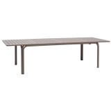 Nardi Alloro 210 Extensible Outdoor Tisch - tortora - Länge: 210/280 cm, Höhe: 73 cm, Tiefe: 100 cm