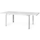 Nardi Alloro 140 Extensible Outdoor Tisch - bianco - Länge: 140/210 cm, Höhe: 73 cm, Tiefe: 100 cm