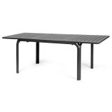 Nardi Alloro 140 Extensible Outdoor Tisch - antracite - Länge: 140/210 cm, Höhe: 73 cm, Tiefe: 100 cm