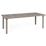 Nardi Libeccio Outdoor Tisch - tortora - Länge: 160/220 cm, Höhe: 74 cm, Tiefe: 100 cm