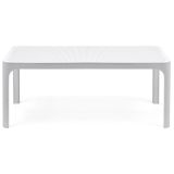 Nardi Net Table 100 Outdoor Beistelltisch - bianco - Länge: 100 cm, Höhe: 40 cm, Tiefe: 60 cm
