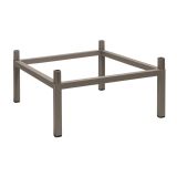 Nardi Kit Cube High 80 Untergestell für Tisch Cube 80 - tortora - Länge: 80 cm, Höhe: 33,5 cm, Tiefe: 80 cm