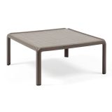 Nardi Komodo Tavolino Outdoor Beistelltisch - tortora - Länge: 70 cm, Höhe: 32,5 cm, Tiefe: 70 cm