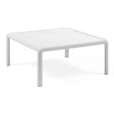 Nardi Komodo Tavolino Outdoor Beistelltisch - bianco - Länge: 70 cm, Höhe: 32,5 cm, Tiefe: 70 cm