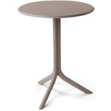 Nardi Step Outdoor Beistelltisch - tortora - Länge: 60,5 cm, Höhe: 76,5 /40 cm , Tiefe: 60,5 cm