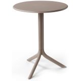 Nardi Spritz Outdoor Beistelltisch - tortora - Länge: 60,5 cm, Höhe: 76,5 /40 cm , Tiefe: 60,5 cm