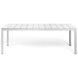 Nardi Rio Alu 210 Fix Outdoor Tisch - bianco - Länge: 210 cm, Höhe: 75 cm, Tiefe: 85 cm
