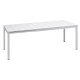 Nardi Rio 140 Ext. Outdoor Tisch - bianco - Länge: 140/210, Höhe: 75 cm, Tiefe: 85 cm