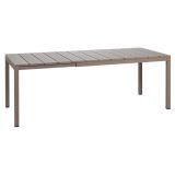 Nardi Rio 140 Ext. Outdoor Tisch - tortora - Länge: 140/210, Höhe: 75 cm, Tiefe: 85 cm