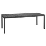 Nardi Rio 140 Ext. Outdoor Tisch - antracite - Länge: 140/210, Höhe: 75 cm, Tiefe: 85 cm