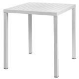 Nardi Cube 70 Outdoor Tisch - bianco - Länge: 70 cm, Höhe: 75,5 cm, Tiefe: 70 cm