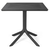 Nardi Clip80 Outdoor Tisch - antracite - Länge: 80 cm, Höhe: 75 cm, Tiefe: 80 cm