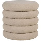 House Nordic Brooklyn Pouf - grau - 44x44x44 cm