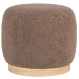 House Nordic Belfort Pouf - braun - 44,5x44,5x40 cm