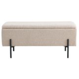 House Nordic Watford Sitzbank - beige - 36.5x95x46 cm