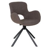 2er Spar-Set | House Nordic Amorim Stuhl - mushroom: 58x59x82,5 cm