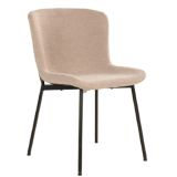 2er Spar-Set | House Nordic Maceda Stuhl - beige: 59x48x83 cm