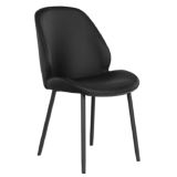 2er Spar-Set | House Nordic Monte Carlo Stuhl - schwarz: 59,5x47x91 cm