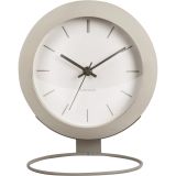 Karlsson Nirvana Globe Tischuhr - warm grey - 25 x 14 x 21 cm