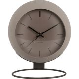 Karlsson Nirvana Globe Tischuhr - dark warm grey - 25 x 14 x 21 cm