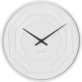 Karlsson Layered Origami Wanduhr - white - Ø 30 cm - Tiefe: 4,5 cm