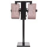 Karlsson Flip Clock No Case Mini Uhr - faded pink/black - 20,5 x 35 x 10 cm