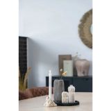 House Nordic Ceramic Vase rund - black/white - 9,5 x 9,5 x 20 cm