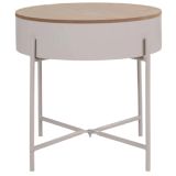 House Nordic Sisco Beistelltisch - beige/grey - 40 x 40 x 40 cm
