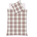 fleuresse Lech Bettwäsche-Set aus Flanell - beige - 240x220 / 2x80x80 cm