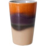 HK living 70's ceramics Teebecher - rise - 475 ml - Ø 8,7 cm - 8,7x8,7x13,5 cm