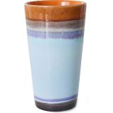 HK living 70s Ceramics Milchbecher - ash - 280 ml - Ø 7,5 cm - 7,5x7,5x13 cm