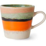 HK living Ceramic 70's Cappuccino-Tasse - burst - 300 ml - Ø 8,5 cm - 12x8,5x9,5 cm