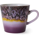 HK living Ceramic 70's Cappuccino-Tasse - blast - 300 ml - Ø 8,5 cm - 12x8,5x9,5 cm