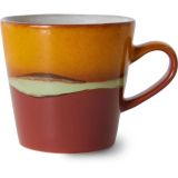 HK living 70´s Ceramic Americano Tasse - clay - 260 ml - Höhe 8 cm