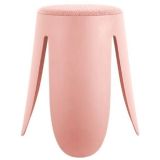 Leitmotiv Savor Hocker - soft pink - 44x46 cm